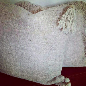 Raw Cotton Thread Cushion Covers